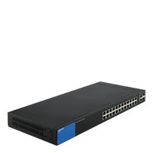 LINKSYS SWITCH, POE+, GIGABIT,SMART, 26-PORT