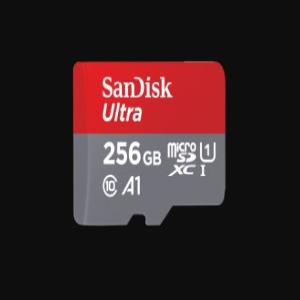 SanDisk Ultra MicroSDXC, SQUA4 256GB, A1, C10, U1, UHS-I, 120MB/s R, 4x6,  10Y
