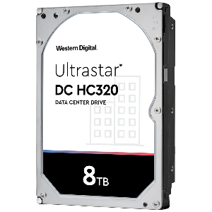 WD Ultrastar 3.5in 26.1MM 8000GB 256MB 7200RPM SATA ULTRA 512E SE DC HC320