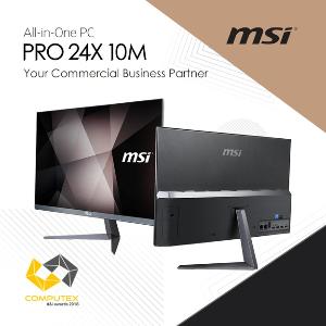 PRO 24X 10M - 23.8 Inch LED FHD - Intel Core I3 - 4GB DDR4 - HDD 1TB - Windows 10 Pro - 2 Tahun Garansi