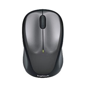 M 325 Wireless Mouse - Abu-Abu Gelap