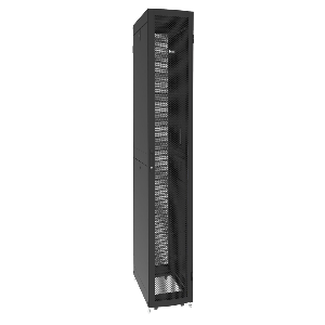 42U * 600mm * 1000mm Hitam Dengan Panel Samping Dengan Kastor Kabinet Utuh ( DAE6212B )