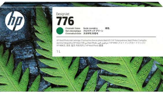 HP 776 1L Chromatic Green Ink Cartridge