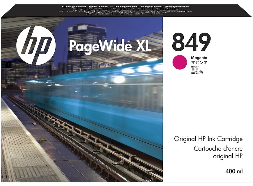 HP 849 400-ML MAGENTA PAGEWIDE XL INK CARTRIDGE