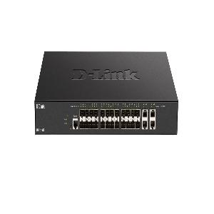 D-link 10 Gigabit Ethernet Web Smart Switches, 24 - Port 10 G SFP+ 4-ports 10G BASE-T Smart Managed Switch
