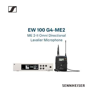 Mic Wireless Sennheiser Type EW 100 G4 - ME 2