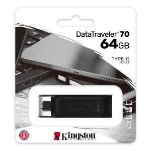 Kingston Flash Drive DT70 64GB Type C 3.2