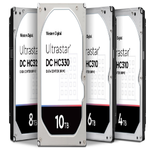 WD Ultrastar 3.5in 26.1MM 4000GB 256MB 7200RPM SAS ULTRA 512N TCG P3 DC HC310