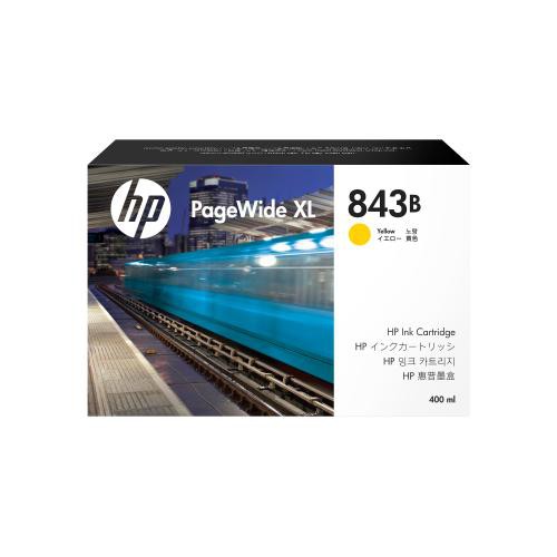 HP 843B 400-ml Yellow Ink Cartridge