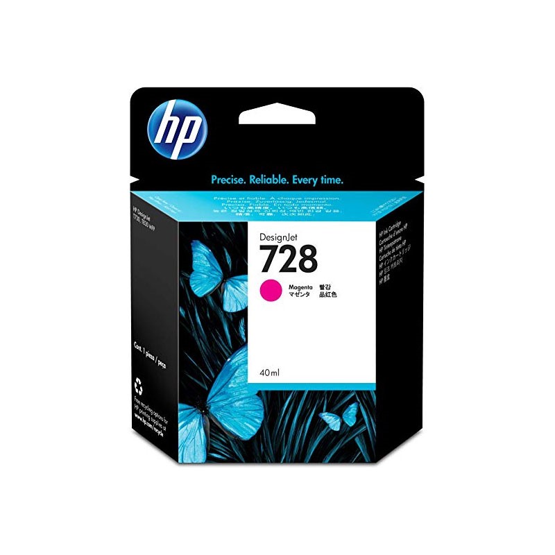HP 728 40-ml Magenta Ink Crtg