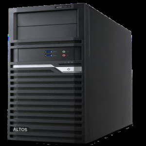 Altos P330_F4 - Intel Xeon W-2123, 32GB, SSD 512GB, 8TB HDD, HDMI, DVDRW, No OS, 21,5 Inch Monitor