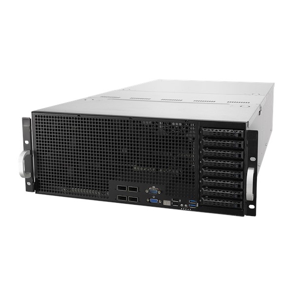 ASUS ASUS SERVER GPU ESC8000 G4 2X16CORE INTEL XEON SILVER 4216, 2X8GBRDIMM,240GB NVME BOOTDRIVE, NOHDD,NO OS, SUPPORT UP TO 8GPU(VGA)CARD ,REDUNDANT (2+1) 1600W PSU, RACKMOUNT 4U, 3YEARS NBD