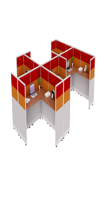 WORKSTATION 6 PERSON VWS 6-20