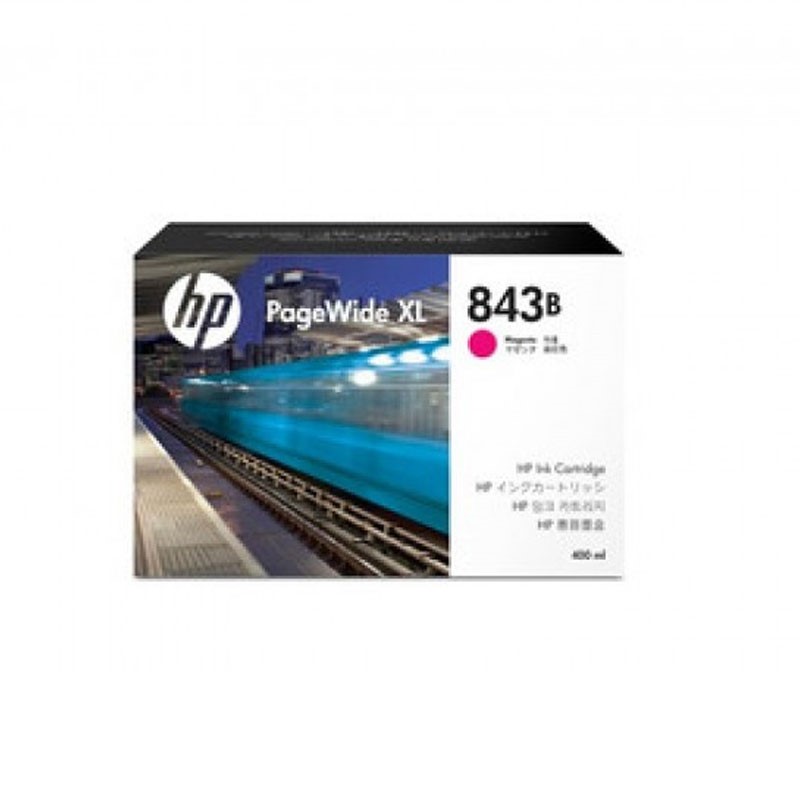 HP 843B 400-ml Magenta Ink Cartridge