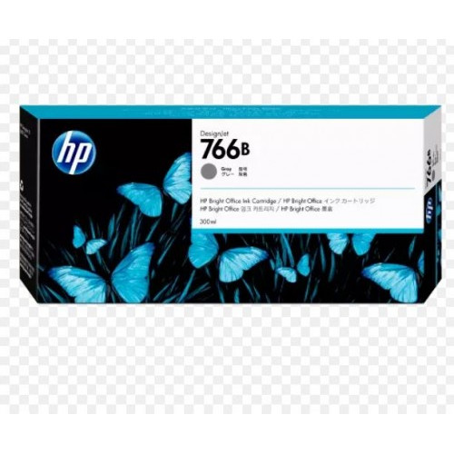 HP 766B 300ml Gray Ink Cartridge