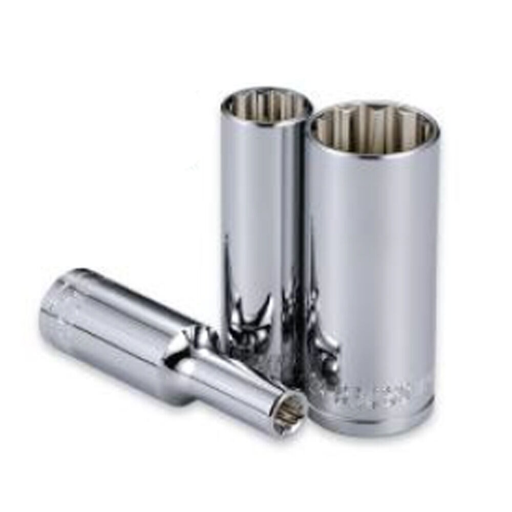 SOCKET DEEP 1/2 DR 6PT 12MM