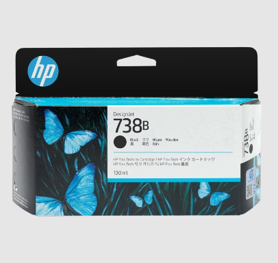 HP 738B 130ml Black Ink Cart