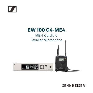 Mic Wireless Sennheiser Type EW 100 G4-ME3