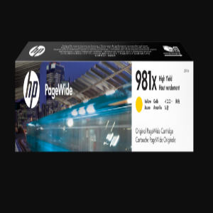 HP 981X High Yield Yellow Original PageWide Cartridge