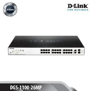 MAX POE, 26-Port PoE Gigabit Smart Managed Switch (Port 1-24 Up-to 30W, Power Budget:370W,Rackmountable)