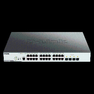 Layer 2 Gigabit Managed Switches, 24 X 10/100/1000Base-T 802.3af/802.3at PoE, 4 X 10G SFP+ Layer 2 Managed Switch (Port 1-24 Up-to 30W), MAC Address 16K, 6KV Surge Protection Power Budget: 370W