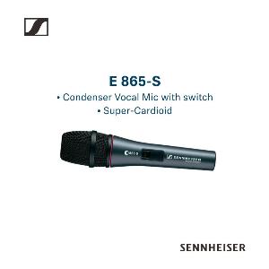 Mic Kabel Sennheiser Type E865S
