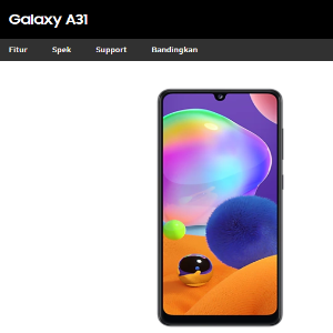 Galaxy A31 6GB Black