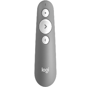 Logitech R 500 Laser Pointer Remote - Abu-Abu