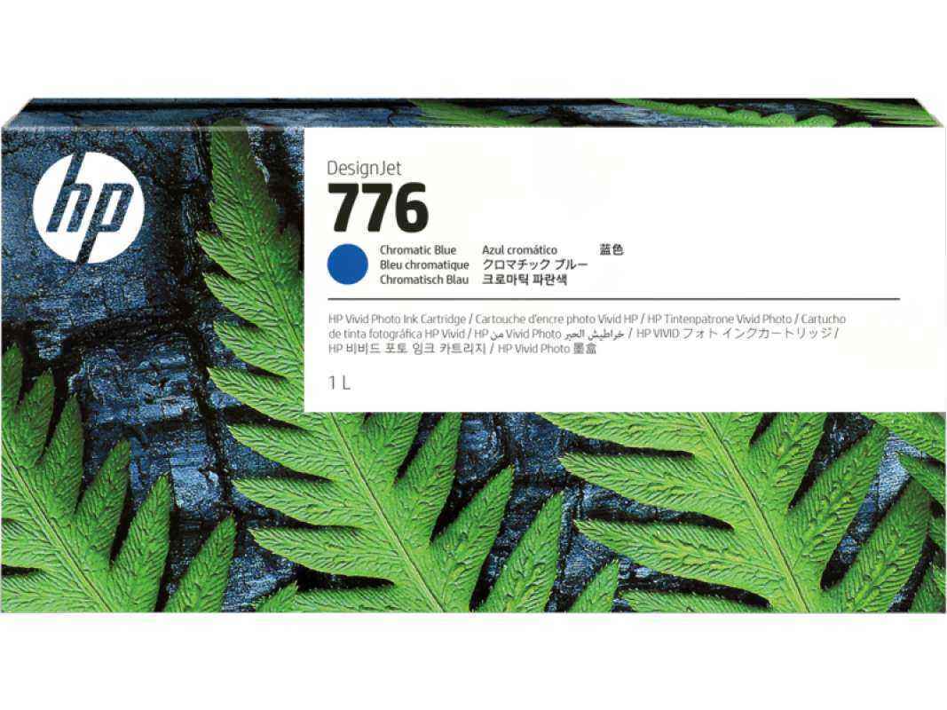 HP 776 1L Chromatic Blue Ink Cartridge