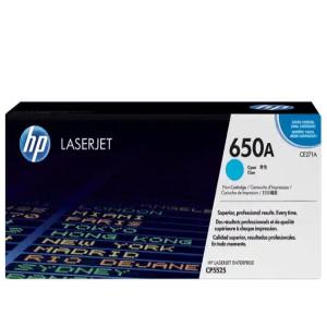 HP 650A Cyan Original LaserJet Toner Cartridge