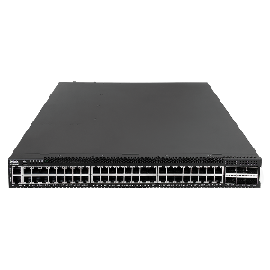 Layer 3 10 Gigabit Ethernet Data Center Top Of The Rack Switches, 48-port 10GBase-T, 6-port 100G QSFP28 Interfaces Switch With Standard Image With 2 Front-to-back AC PSUs And 5 Front-to-back Fan Modules Standard Image Feature